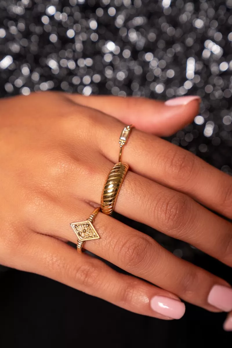 My Jewellery Bague à Carreaux Universe