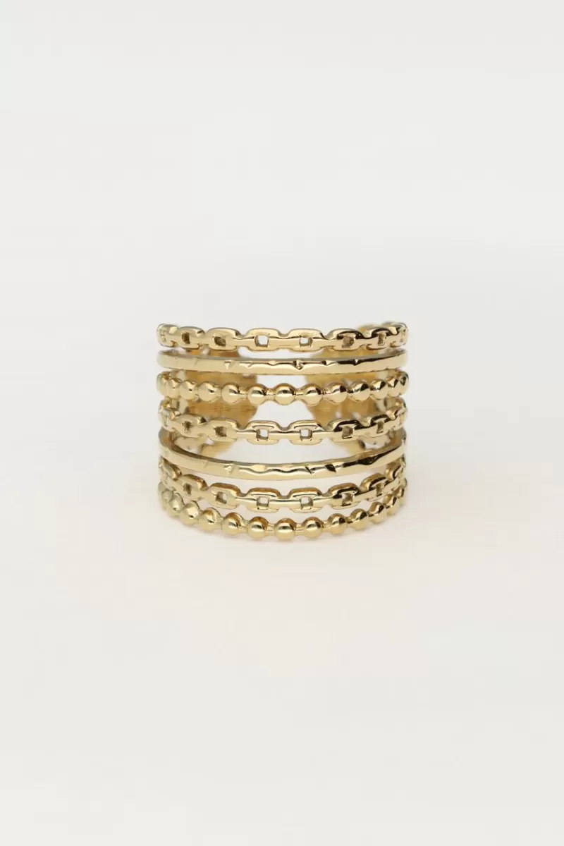 My Jewellery Bague Avec Chaînes