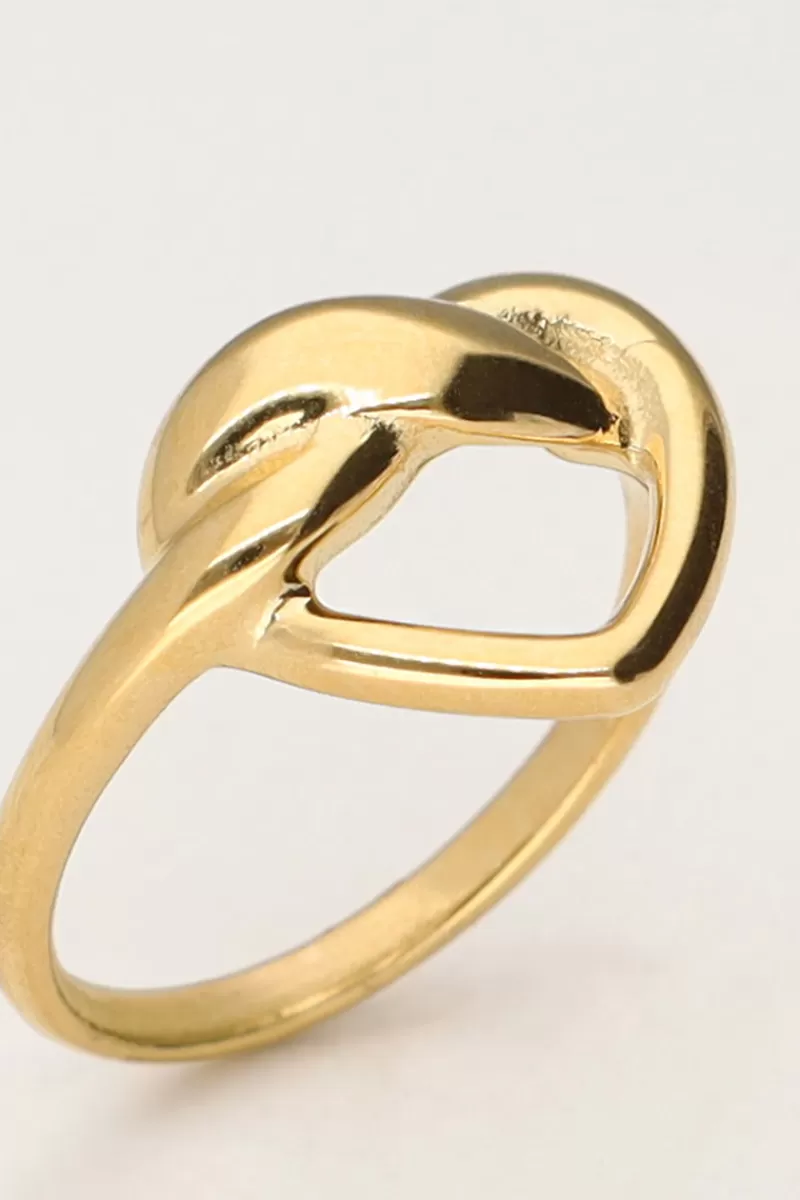 My Jewellery Bague Avec Cœur Torsadé