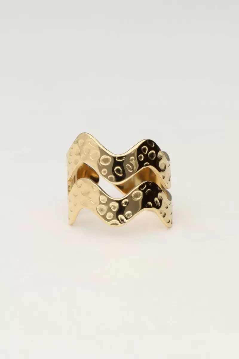 My Jewellery Bague Avec Double Vague