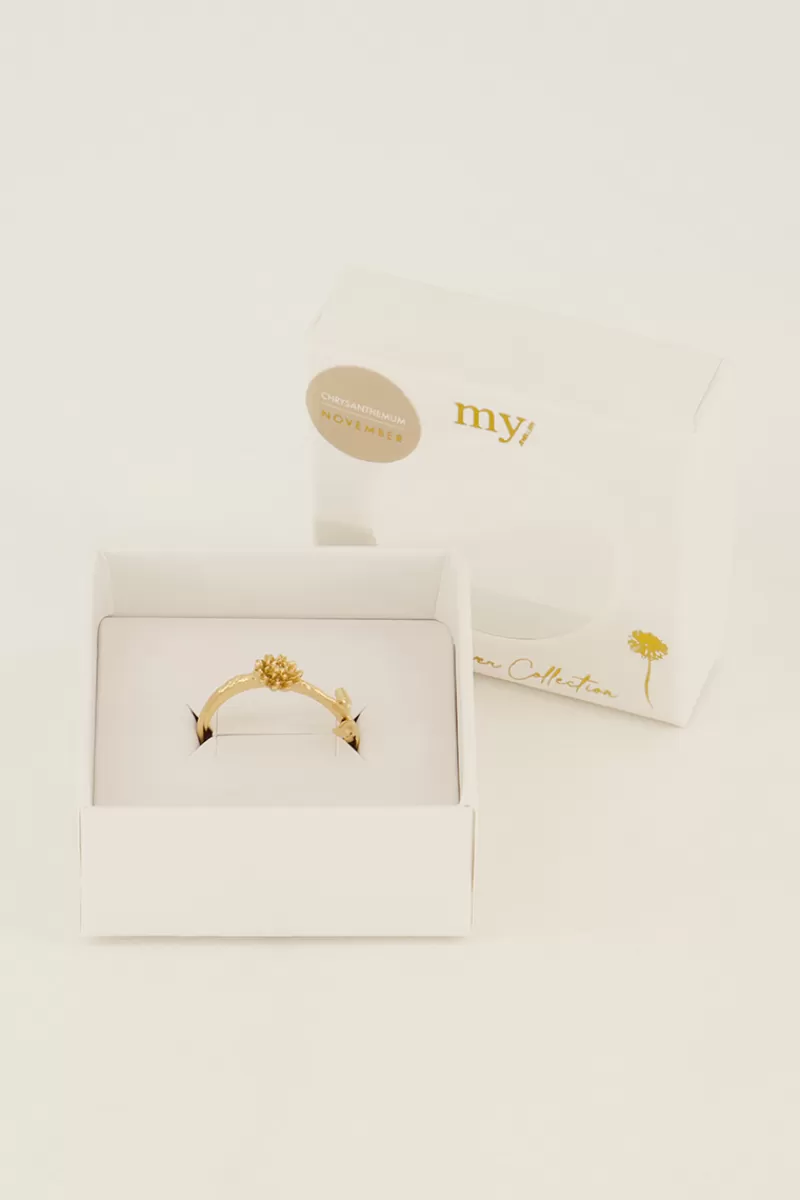 My Jewellery Bague Avec Fleur Birth Flower