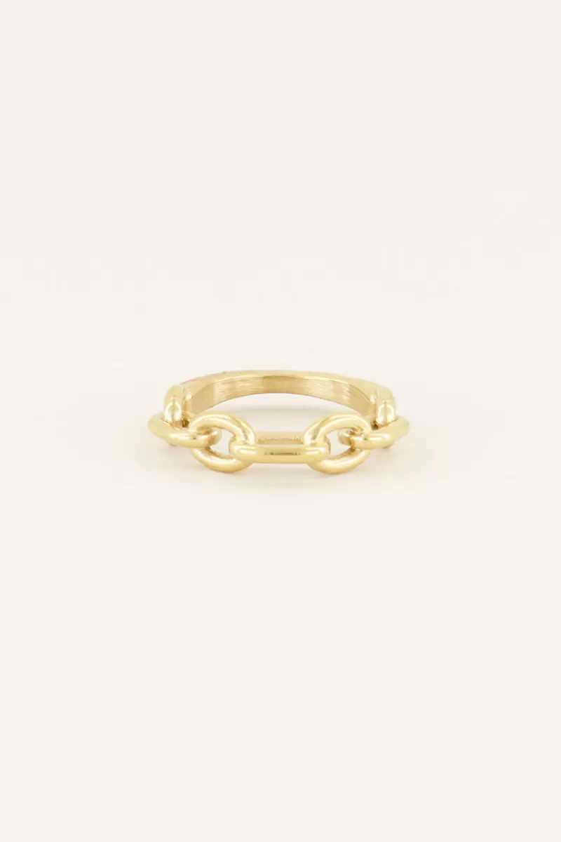 My Jewellery Bague Avec Maillons Ovales