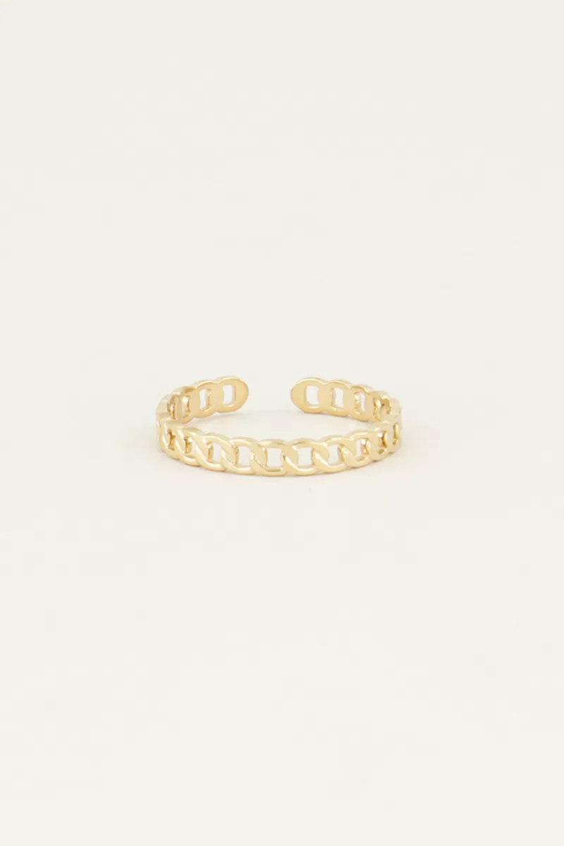 My Jewellery Bague Avec Maillons Plats
