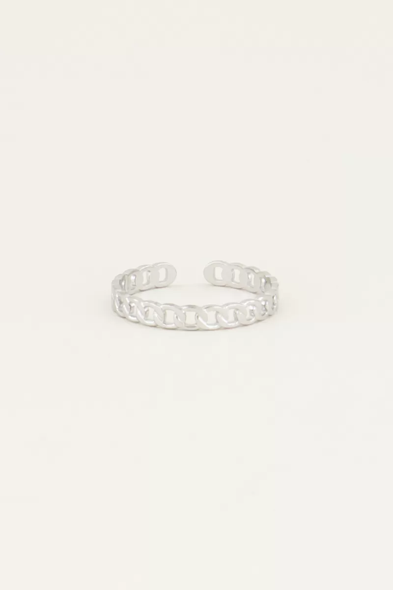 My Jewellery Bague Avec Maillons Plats
