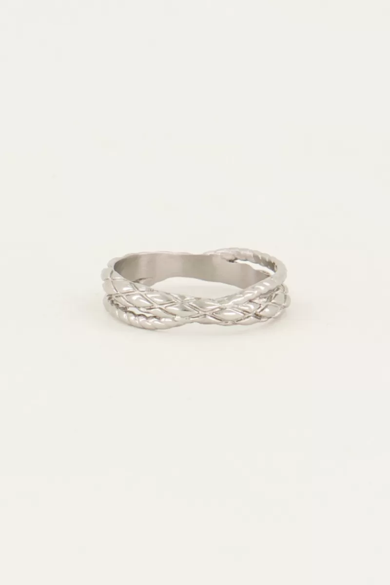 My Jewellery Bague Avec Motif Torsadé