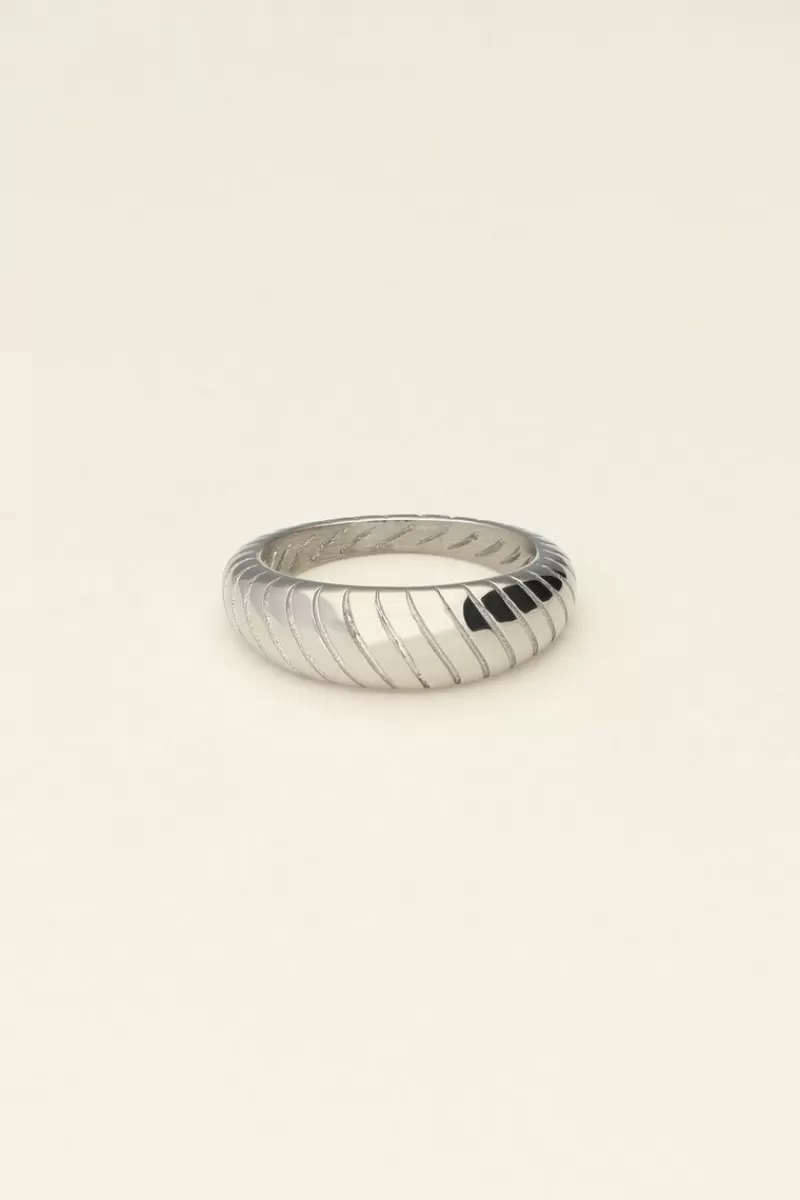 My Jewellery Bague Avec Nervures Universe