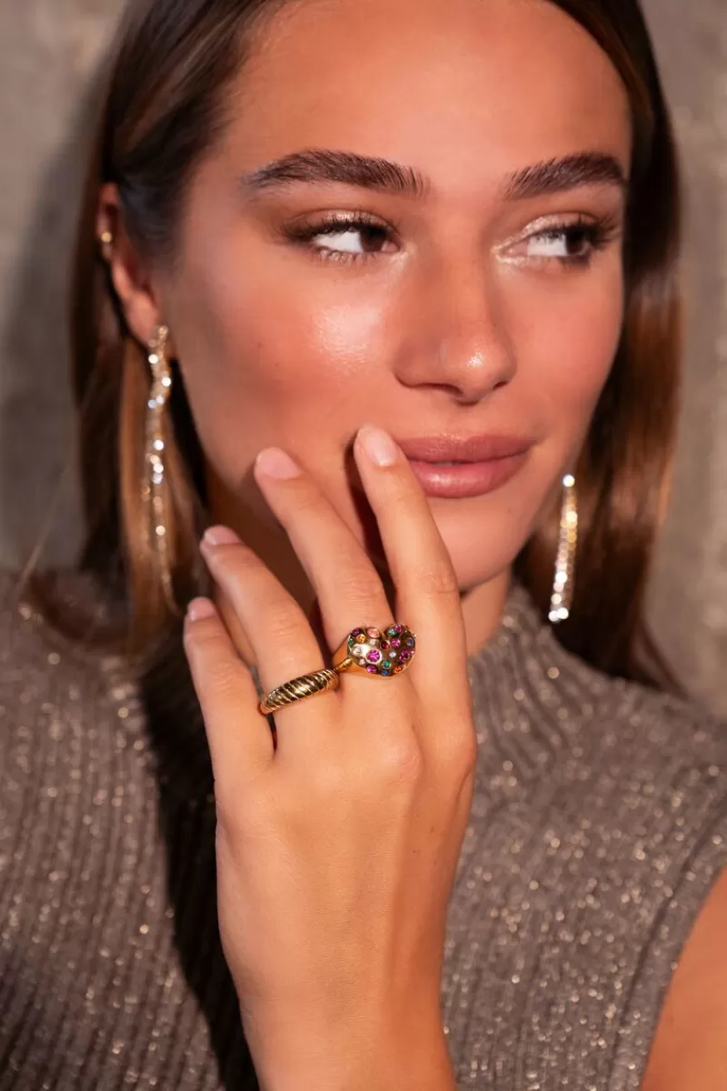 My Jewellery Bague Avec Nervures Universe
