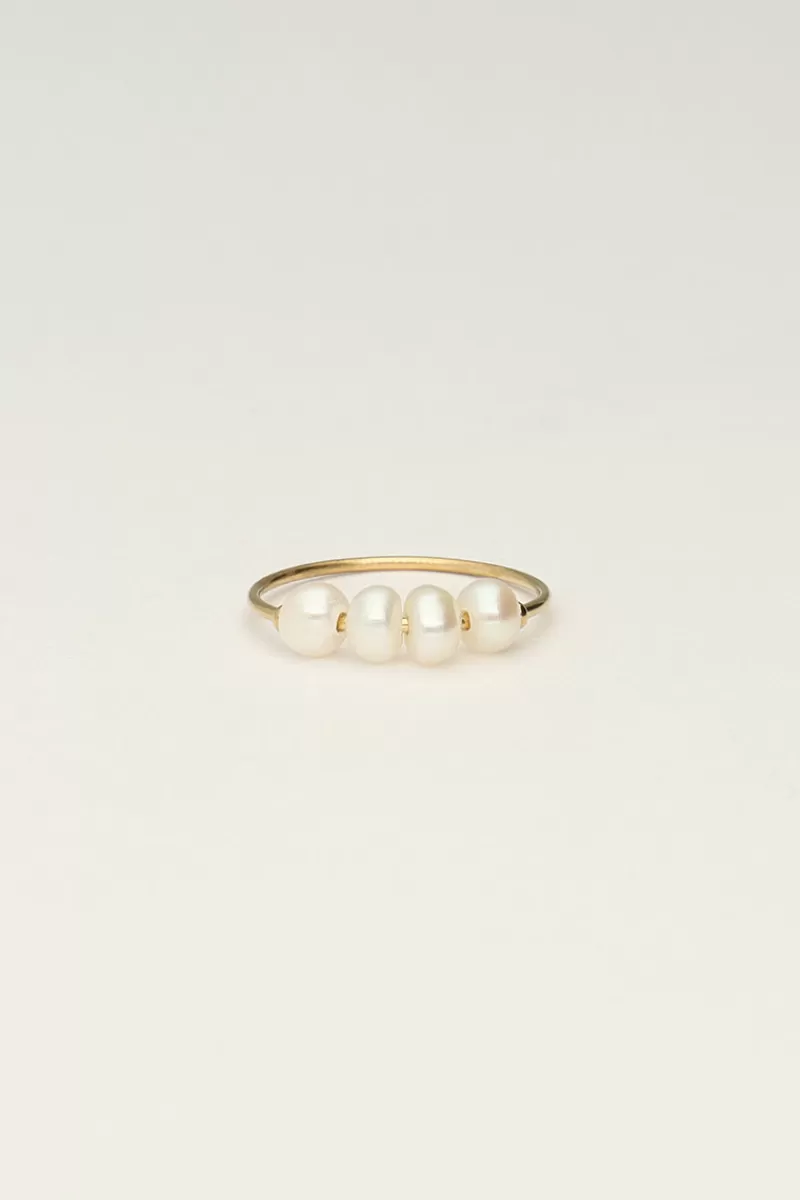 My Jewellery Bague Avec Quatre Perles