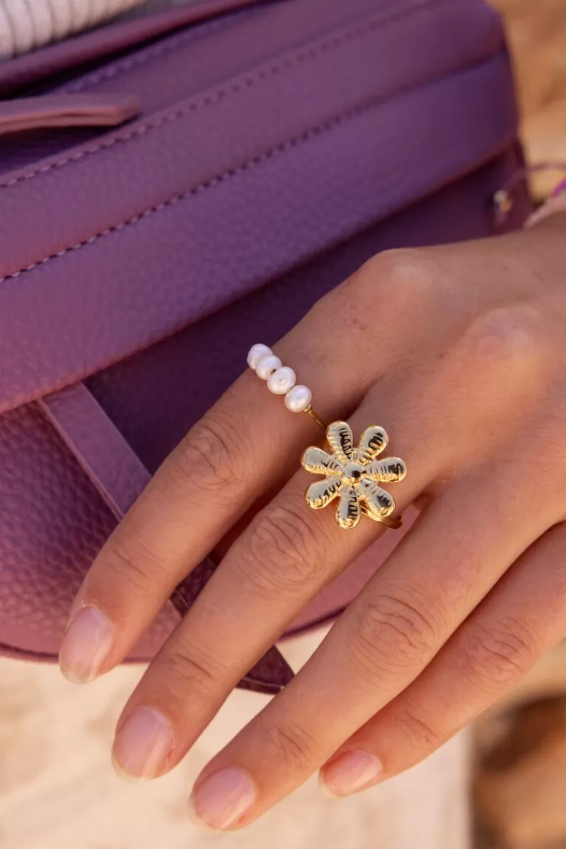 My Jewellery Bague Avec Quatre Perles