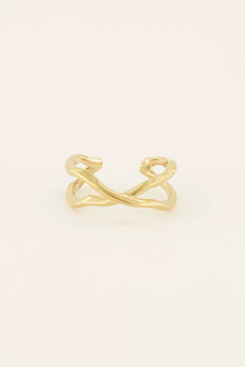 My Jewellery Bague Avec Structure Superposé