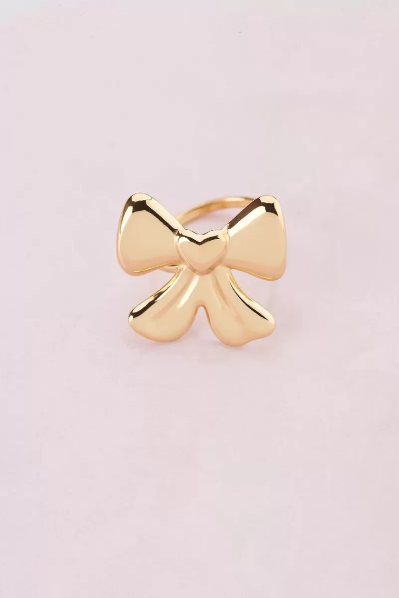 My Jewellery Bague Avec Un Grand Nœud Et Un Cœur