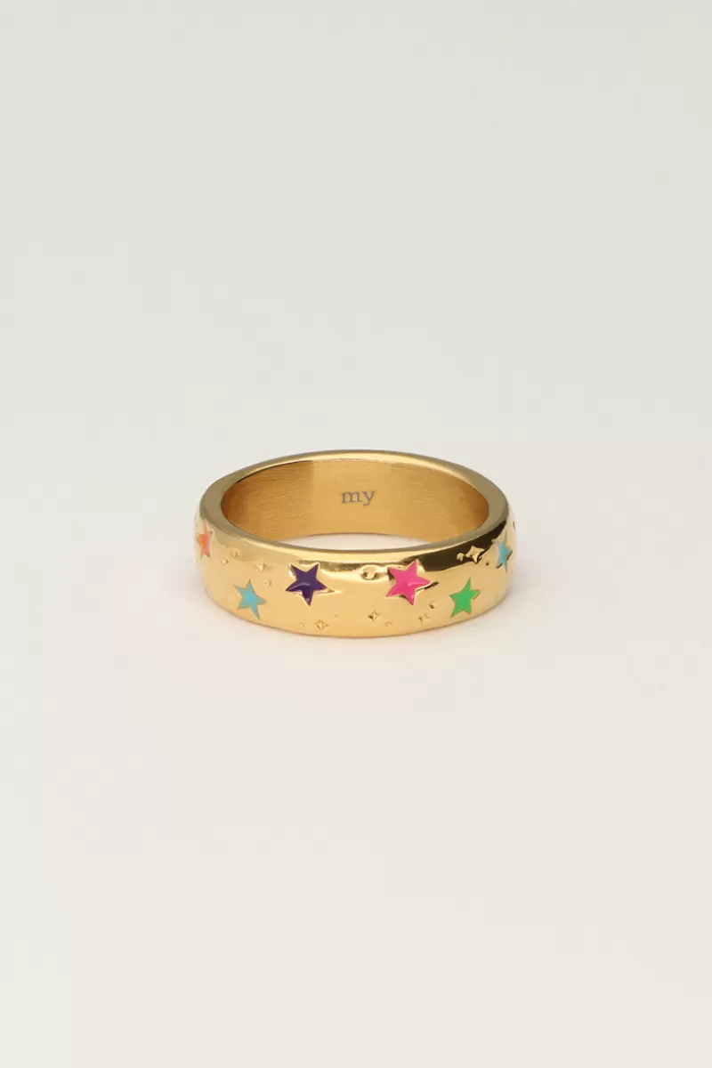 My Jewellery Bague Candy Avec étoiles Colorées