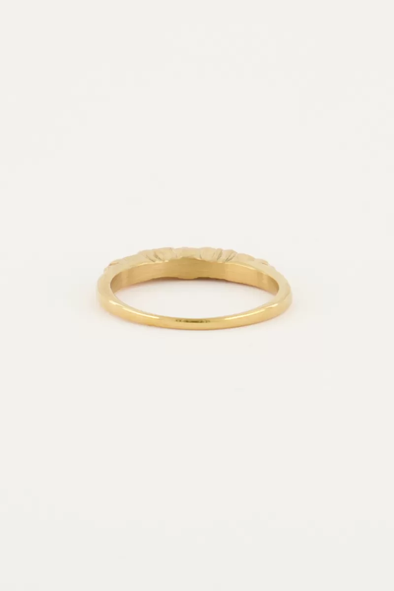 My Jewellery Bague Classique Vintage Avec Cristal