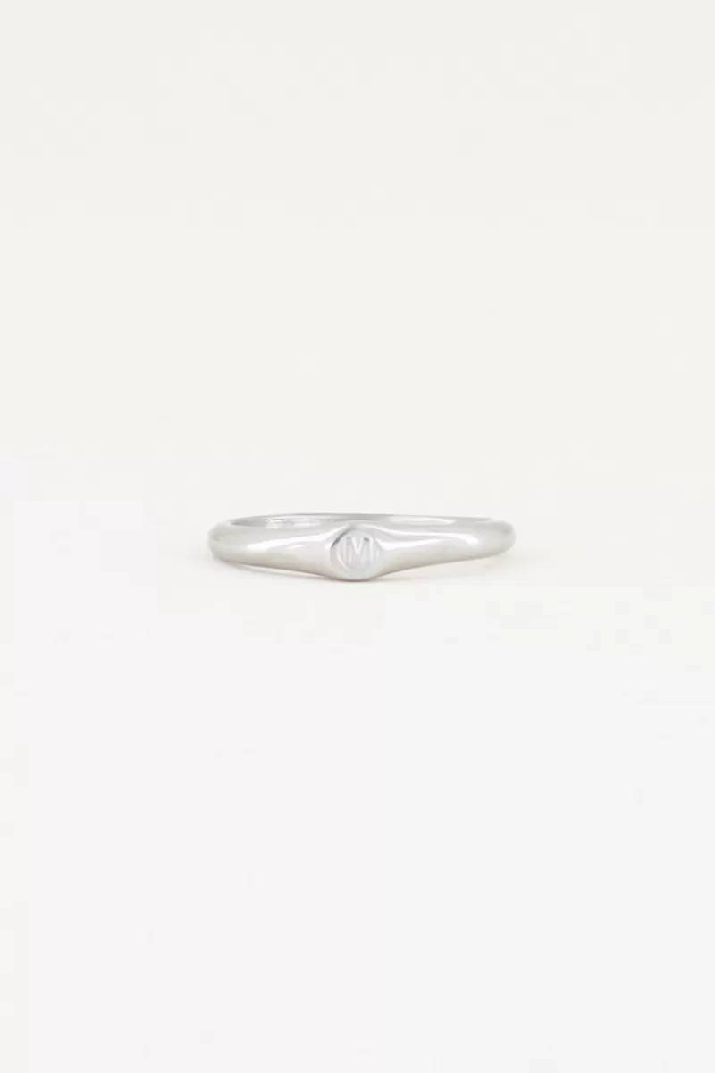 My Jewellery Bague Initiale Argentée