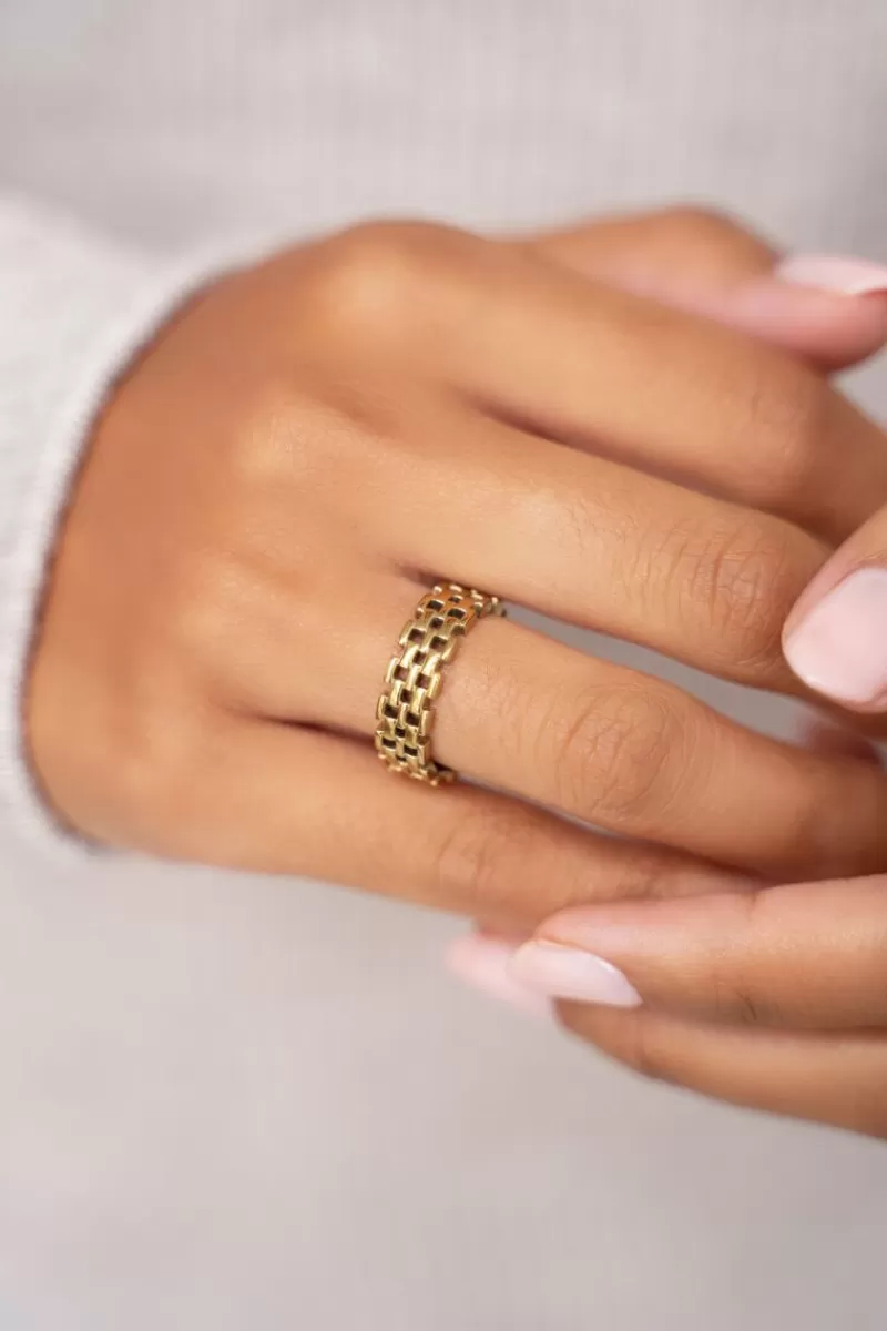 My Jewellery Bague Large Avec Maillons