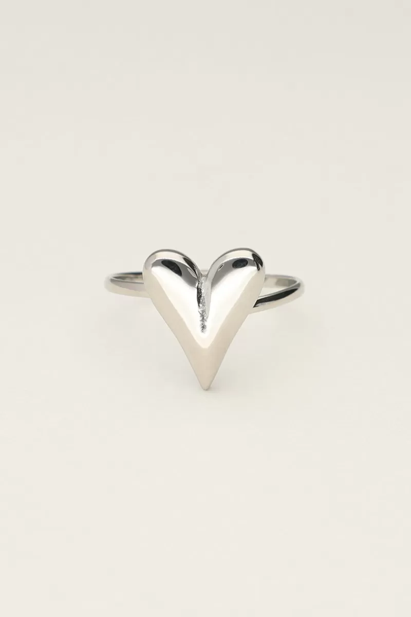 My Jewellery Bague Minimaliste Avec Cœur