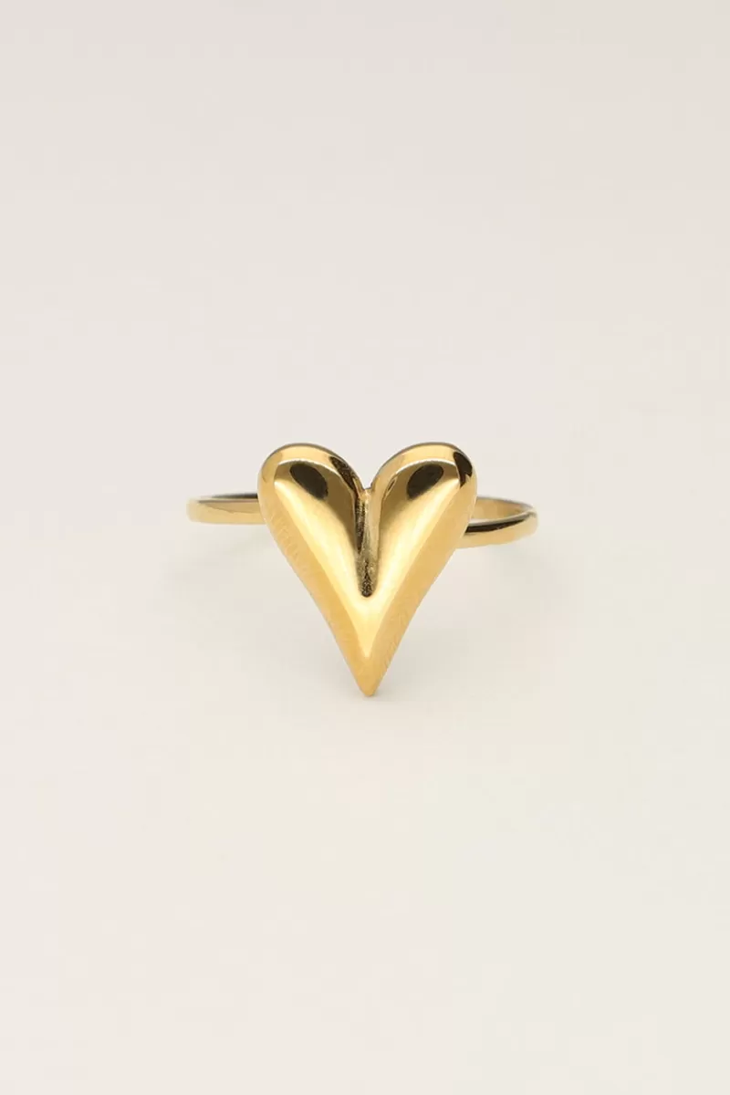 My Jewellery Bague Minimaliste Avec Cœur