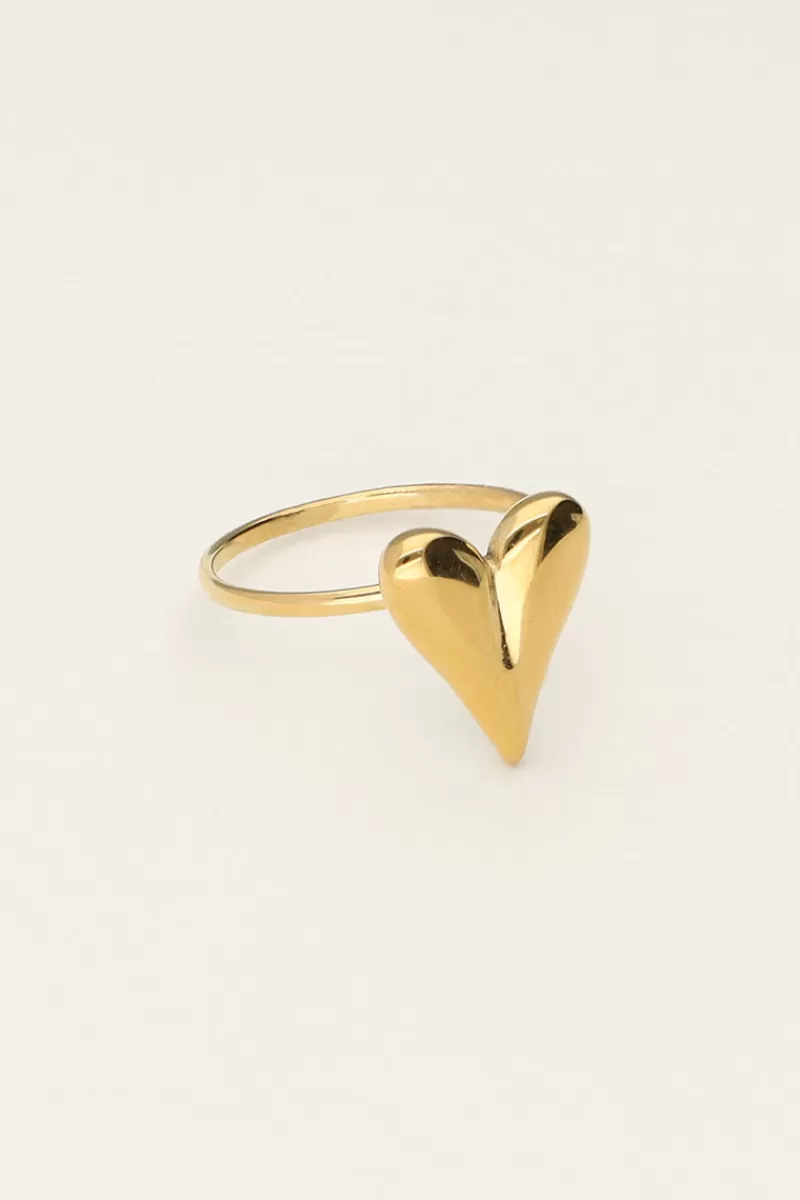My Jewellery Bague Minimaliste Avec Cœur