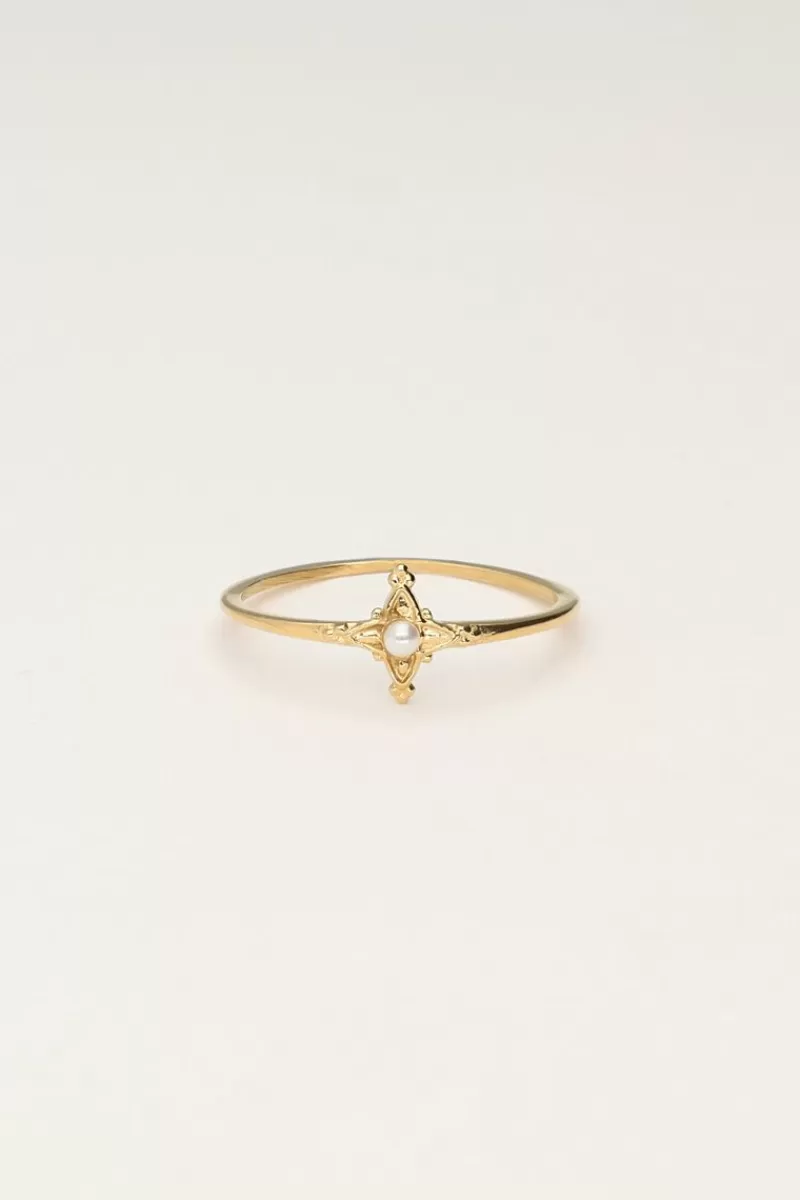 My Jewellery Bague Minimaliste Avec Perle