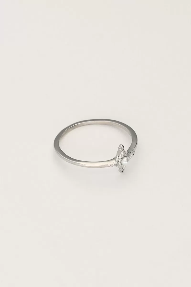 My Jewellery Bague Minimaliste Avec Perle