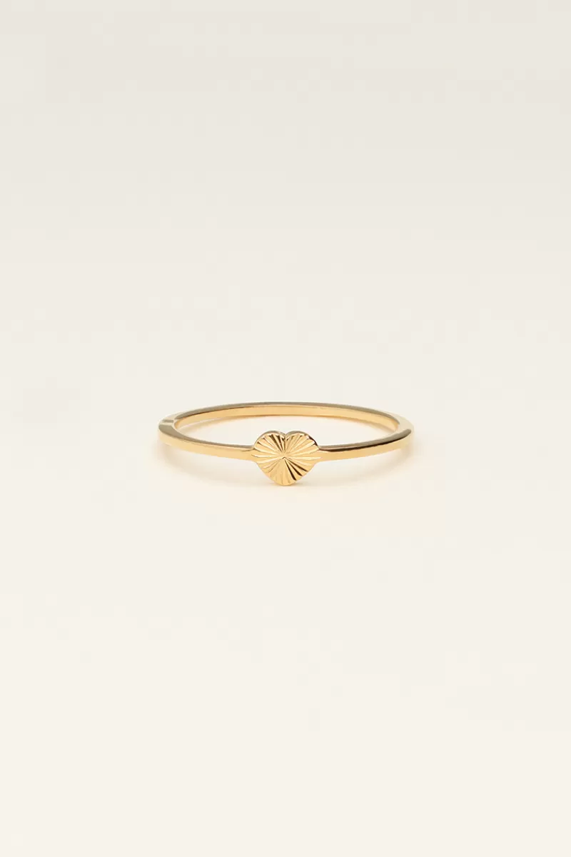 My Jewellery Bague Minimaliste Coeur