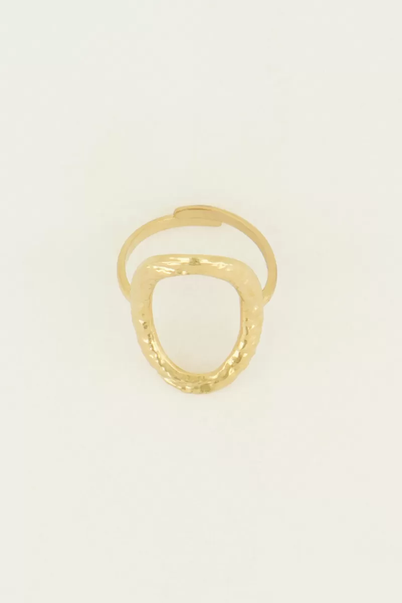 My Jewellery Bague Ovale Ouverte