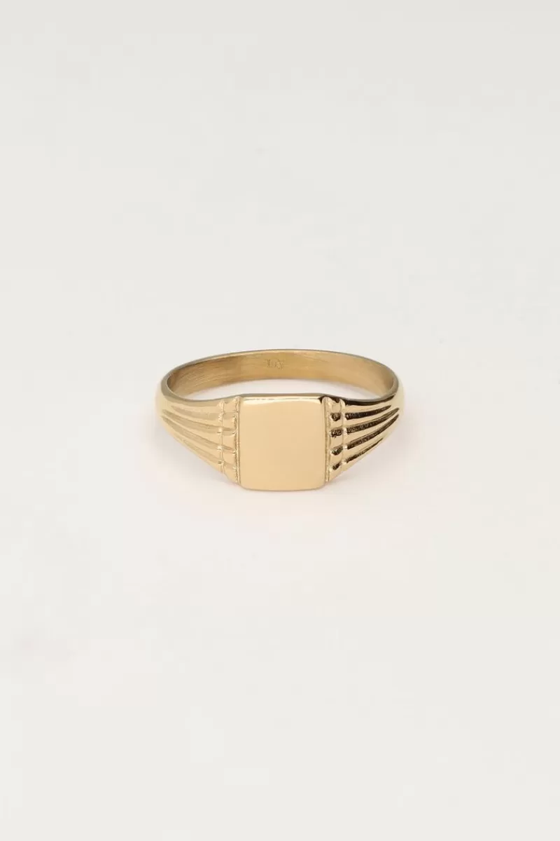 My Jewellery Bague Rectangulaire Vintage