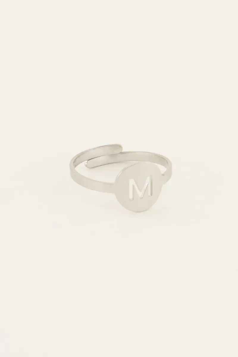 My Jewellery Bague Réglable à Initiale