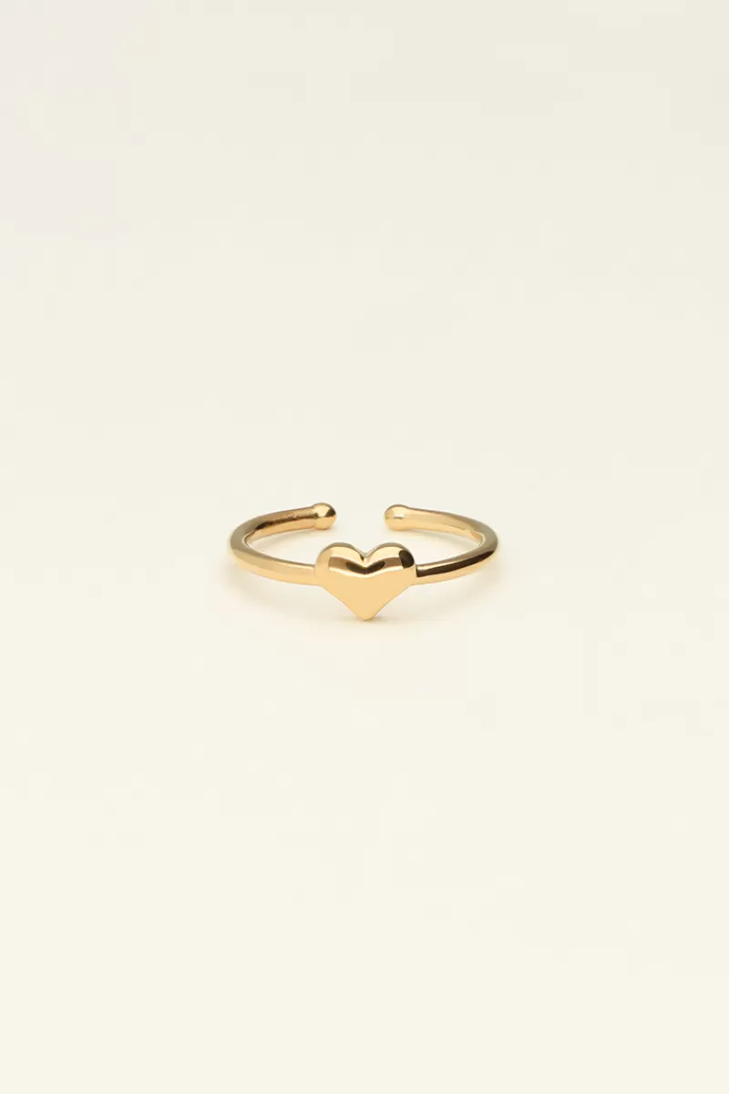 My Jewellery Bague Rose Avec Cœur