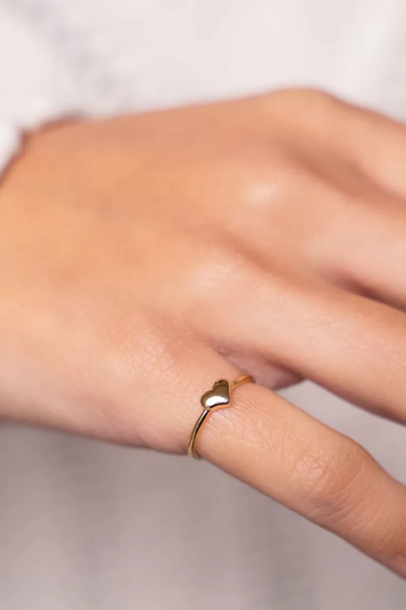 My Jewellery Bague Rose Avec Cœur