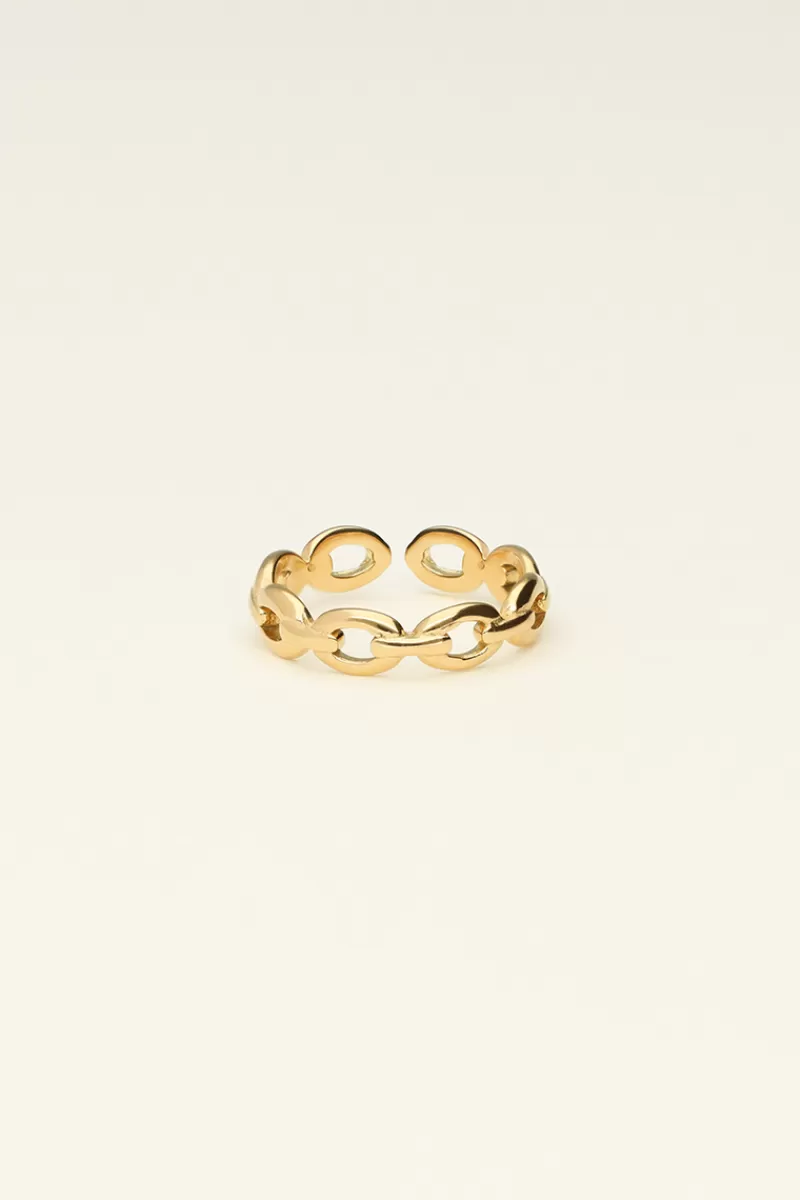 My Jewellery Bague Rose Avec Maillons