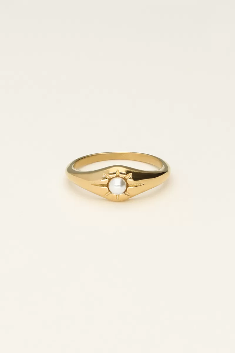 My Jewellery Bague Soleil Et Perles