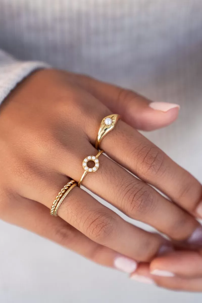My Jewellery Bague Soleil Et Perles
