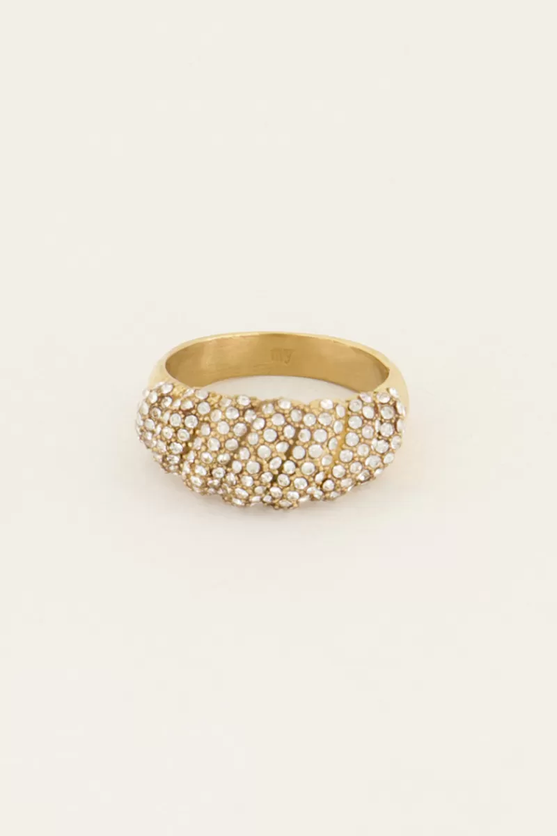 My Jewellery Bague Starmood Avec Pierres Transparentes