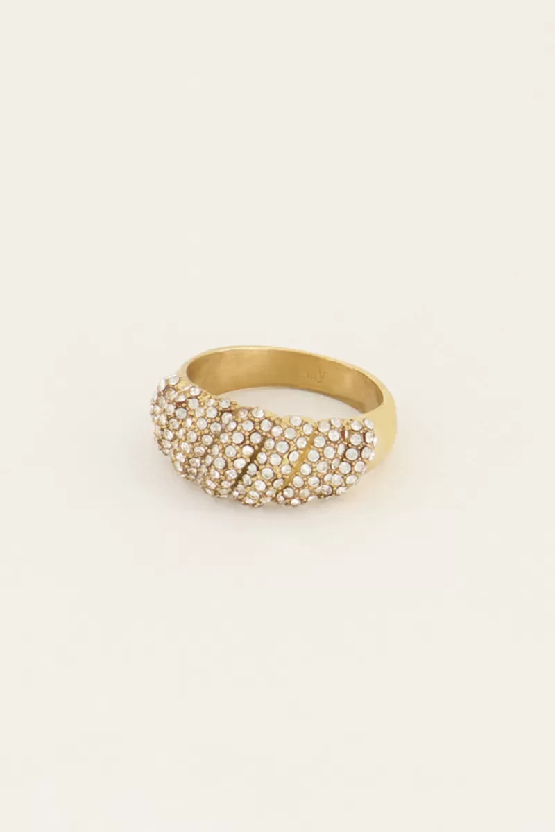 My Jewellery Bague Starmood Avec Pierres Transparentes