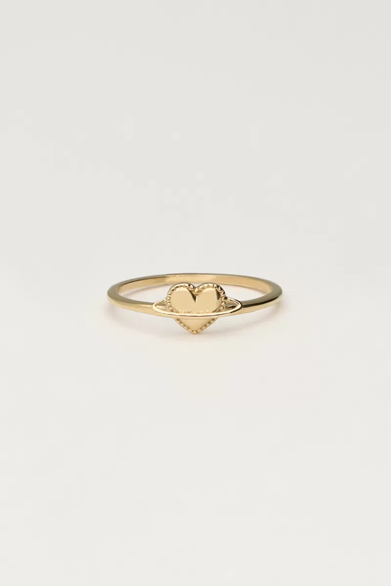 My Jewellery Bague Starry Avec Planète En Forme De Coeur