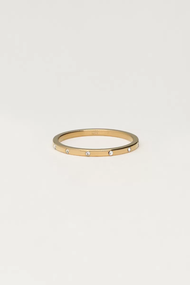 My Jewellery Bague Starry Avec Strass Fins
