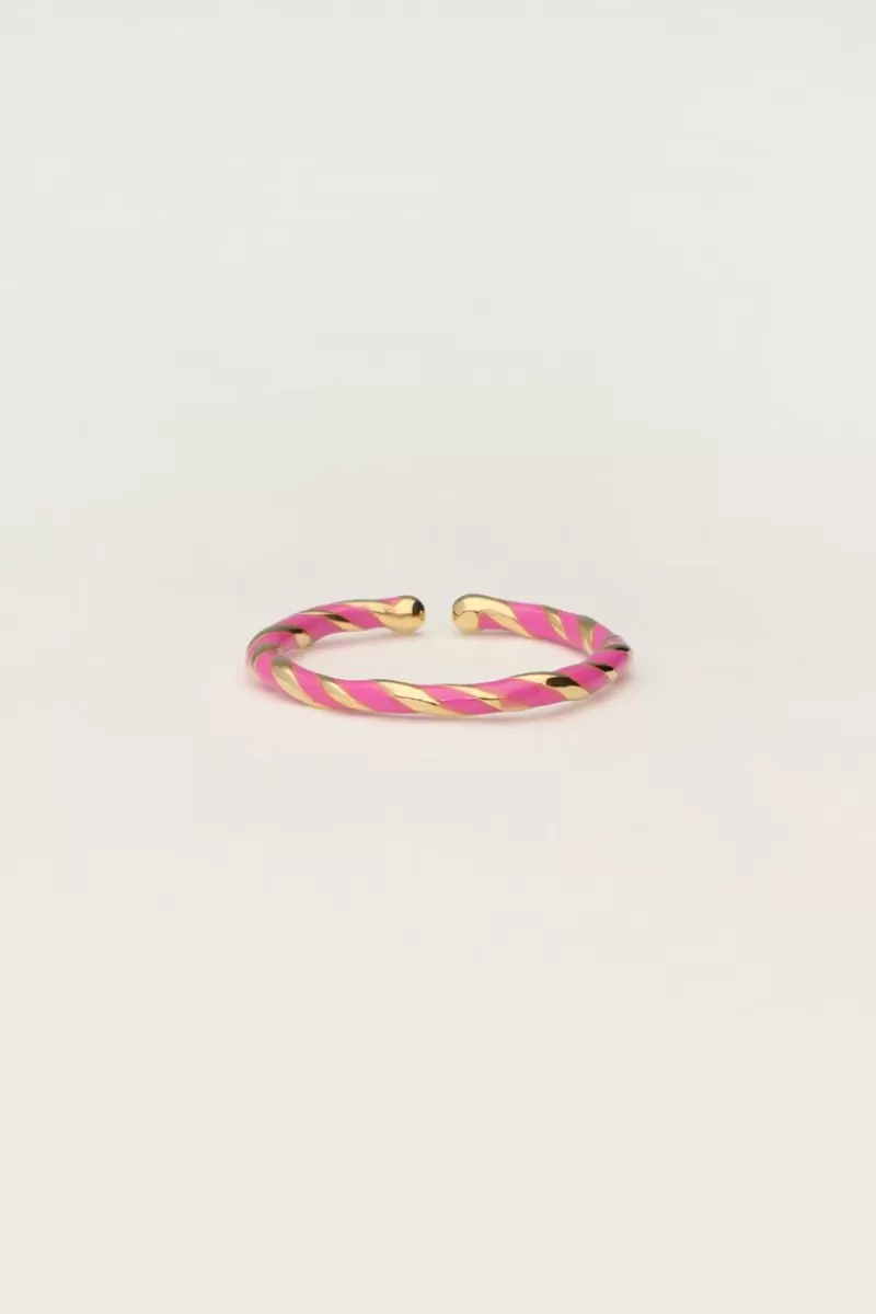 My Jewellery Bague Torsadée Rose