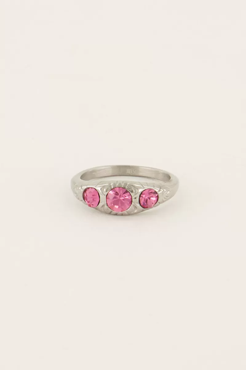 My Jewellery Bague Trois Pierres Blackberry