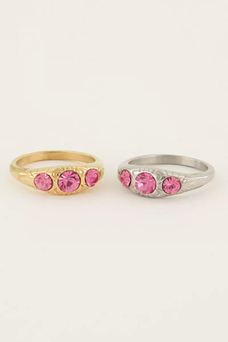My Jewellery Bague Trois Pierres Blackberry