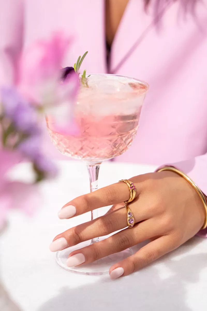 My Jewellery Bague Trois Pierres Lavande