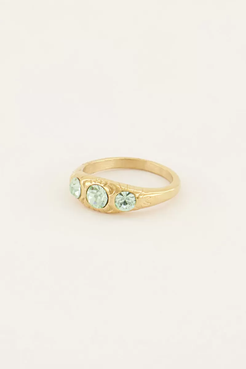 My Jewellery Bague Trois Pierres Mint
