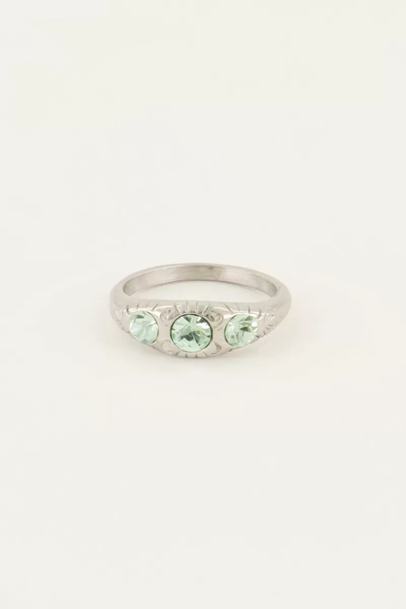 My Jewellery Bague Trois Pierres Mint