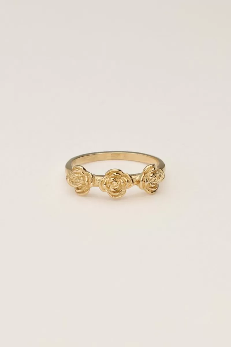 My Jewellery Bague Vintage Avec 3 Roses