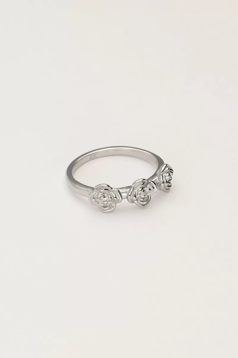 My Jewellery Bague Vintage Avec 3 Roses
