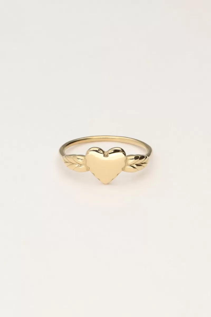 My Jewellery Bague Vintage Avec Cœur Minimaliste