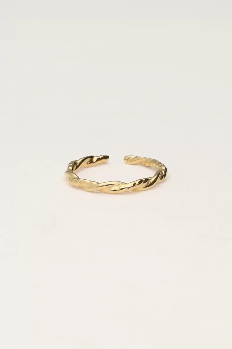 My Jewellery Bague Vintage Avec Grande Torsion