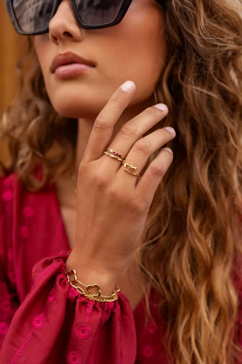 My Jewellery Bague Vintage Avec Grande Torsion