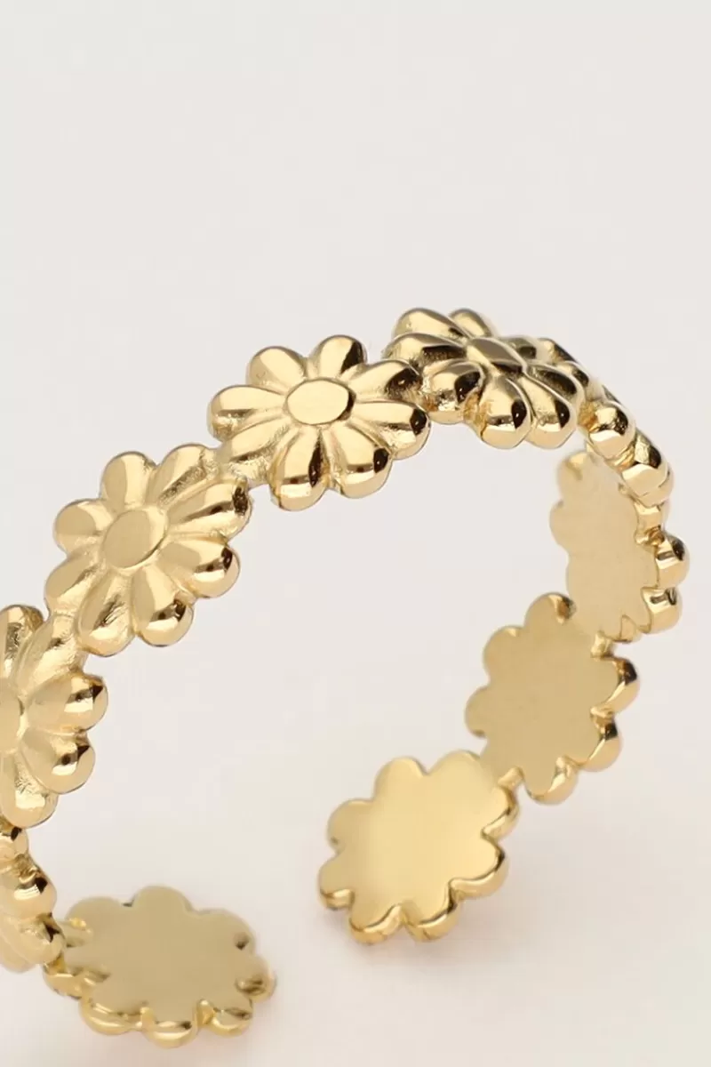 My Jewellery Bague Vintage Avec Marguerites