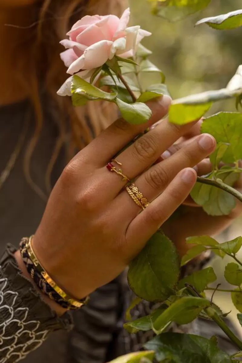 My Jewellery Bague Vintage Avec Marguerites